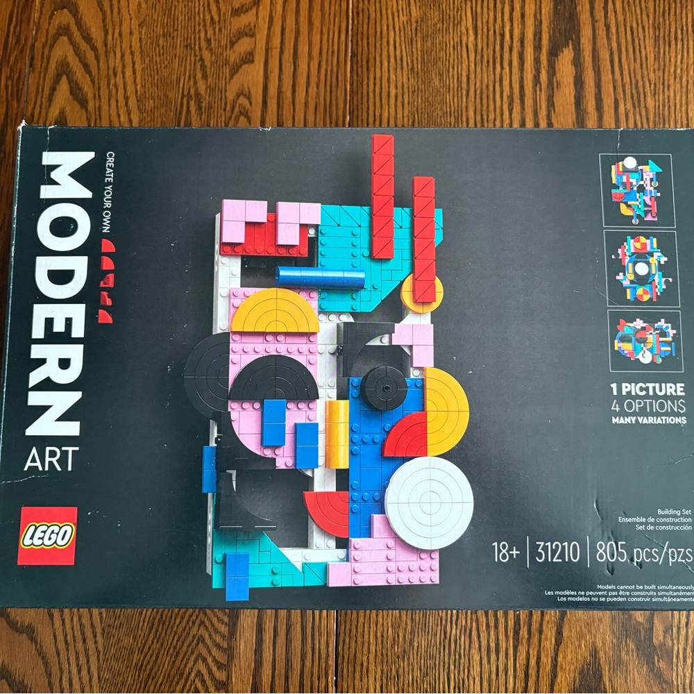 LEGO Colorful Modern Art Building Set